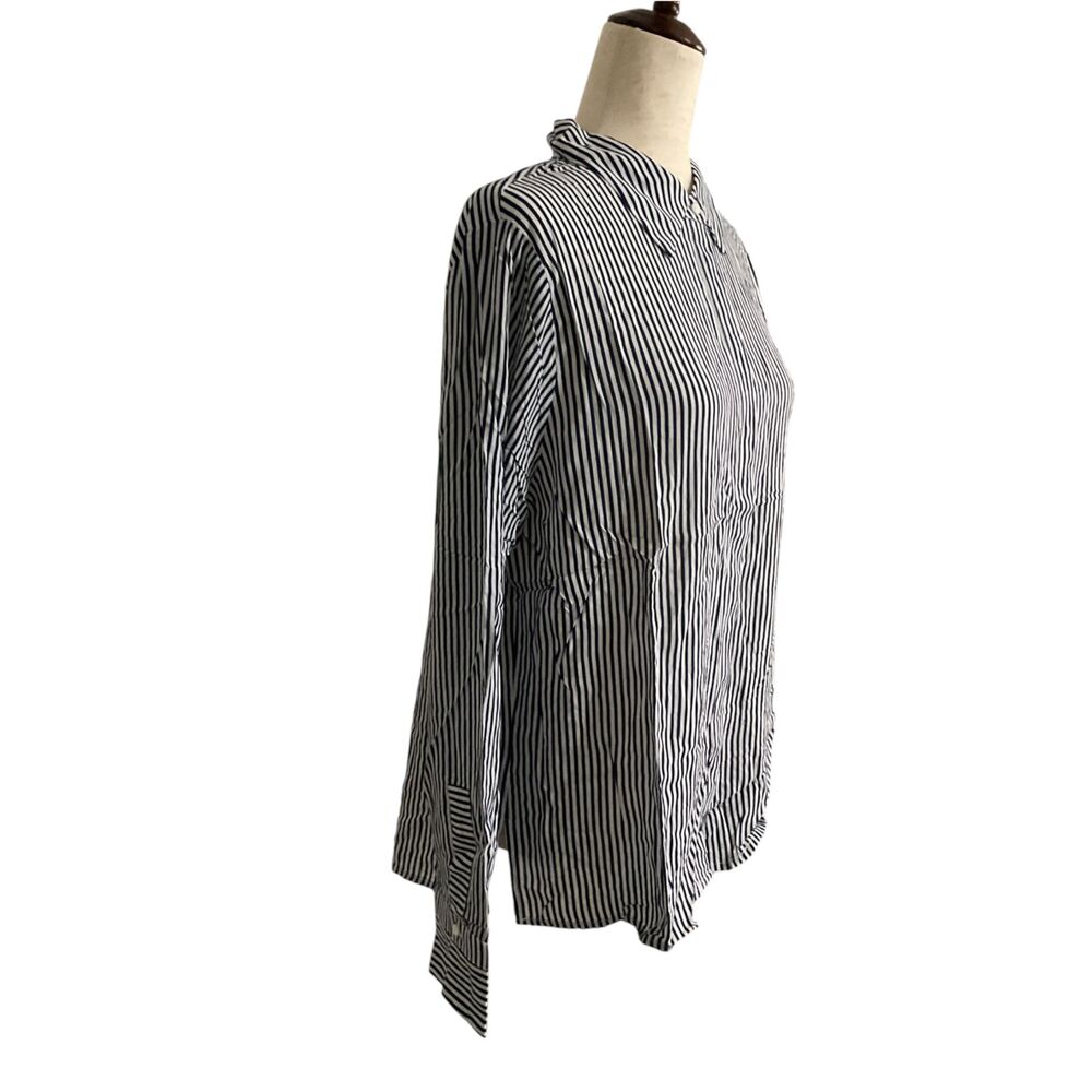 Philosophy Blue Striped Button Down Shirt Sz XS - Picture 4 of 13